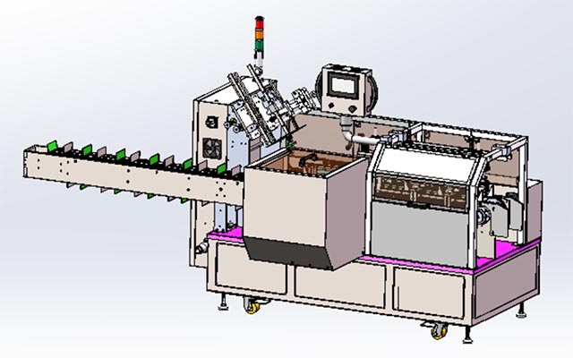 LY200-2自動(dòng)裝盒機3D設計圖