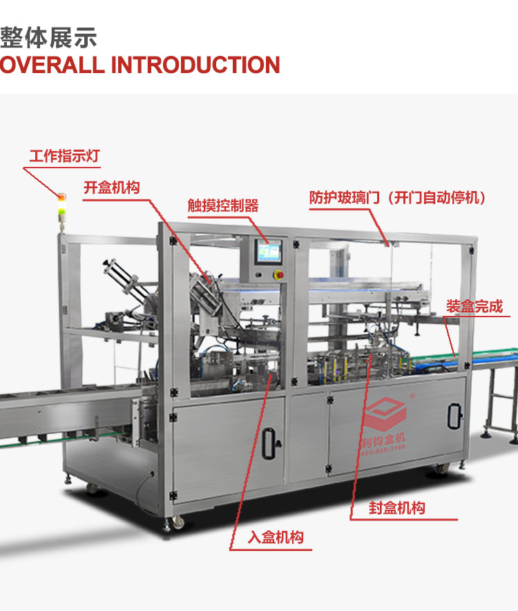 方便面自動(dòng)裝盒機整體展示